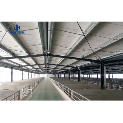 ISO9001 2008/CE/BV معتمد حرارة الغطس الغلفاني هيكل الفولاذ الجاهز بناء الحيوانات الحيوانية للخنزير والبقر والغنم