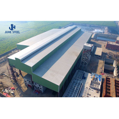 Q235/Q345B تصنيف الصلب البناء الإطار المعدني لمبنى ورشة العمل الجاهزة