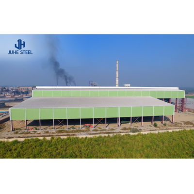 Q235/Q345B تصنيف الصلب البناء الإطار المعدني لمبنى ورشة العمل الجاهزة