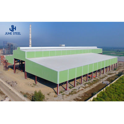 Q235/Q345B تصنيف الصلب البناء الإطار المعدني لمبنى ورشة العمل الجاهزة