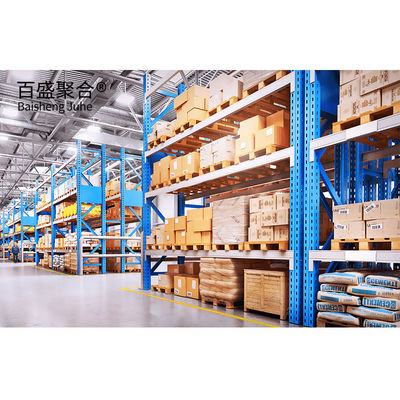 تم تصميم AutoCAD Quick Build Steel Structure Warehouse للتخزين اللوجستي