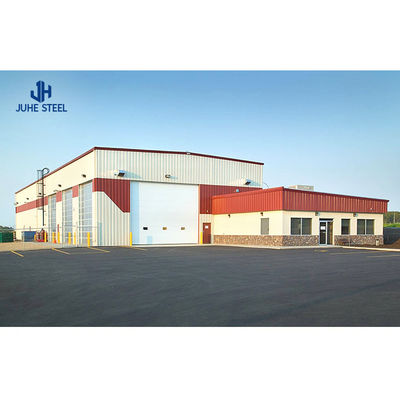 Modern Design Style Prefab Steel Workshop for Steel Structural Fabrication Construction (عملية صناعة الفولاذ المجهز من أجل بناء الهياكل الفولاذية)