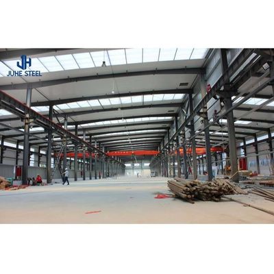 حزمة فولاذية صلبة على شكل H بسرعة بناء هيكل بناء صناعي معدني مُسبق الصنع لـ Hangar