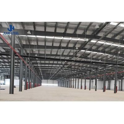 حزمة فولاذية صلبة على شكل H بسرعة بناء هيكل بناء صناعي معدني مُسبق الصنع لـ Hangar