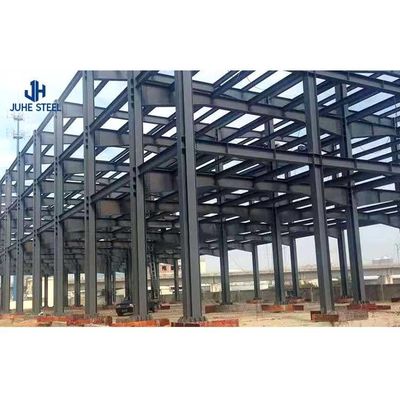 حزمة فولاذية صلبة على شكل H بسرعة بناء هيكل بناء صناعي معدني مُسبق الصنع لـ Hangar