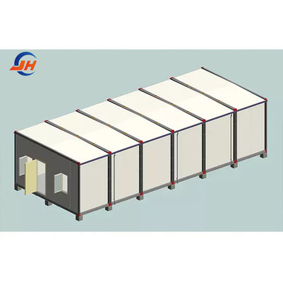 اليابان المزرعة الخضراء لهيكل الفولاذ مع تصميم مخصص ومستوى الفولاذ المطلي