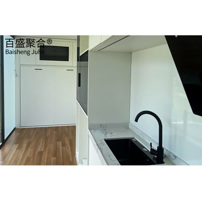 منزل كبسولة متحرك مخصص 20ft 40ft Apple Cabin Prefab منازل الحاويات لروسيا
