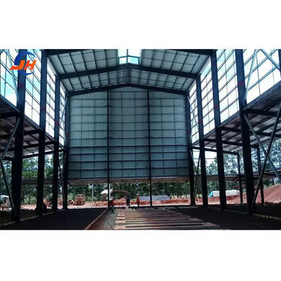 الورشة الهيكل الفولاذية المنزل المجهز المصنوع من الصلب القياسي AiSi Q235B/Q345B منخفض الكربون