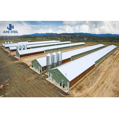 تحسين الزراعة مع تصميم أكواخ الماعز الفولاذية والمعدات المعتمدة ISO9001 2008/CE/BV