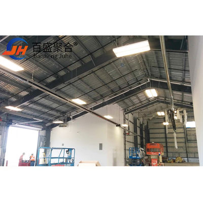 Q235/Q345B الدرجة الصلب الإطار البناء المستودع الجاهز مع AiSi المعيار