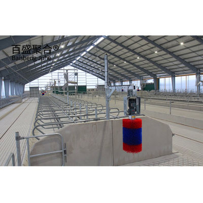 حظيرة البقر المصنوعة مسبقاً مع إطار هيكلي من الفولاذ الخفيف ومعتمدة على ISO9001 2008/CE/BV