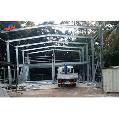 الفولاذ الخفيف Q345 Q235 Self Storage Metal Workshop Steel Structure التصميم والبناء