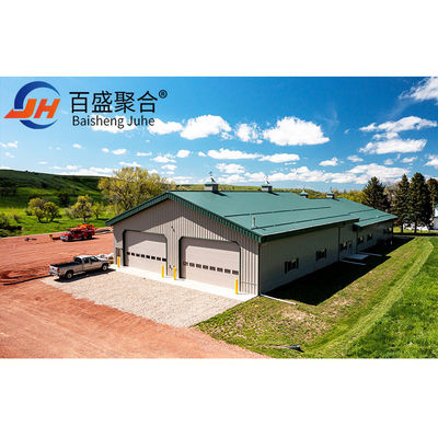 الصلب المنخفض الكربون Q235B/Q345B القياسية AiSi Steel Frame Structure Warehouse Drawings Plans