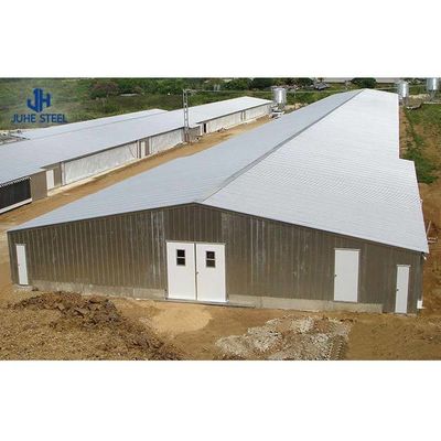 Q235 Q235B Q345 الدرجة الهيكل الفولاذي موقف للسيارات لتصميم بناء المستودع