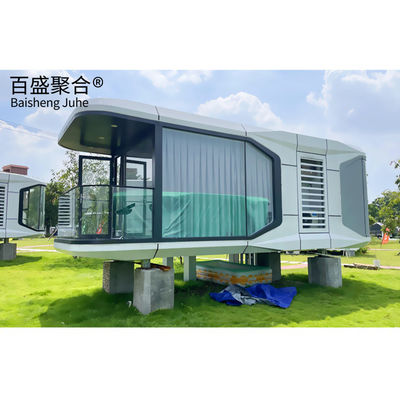 20ft 40ft بيت الحاويات الفيلا الصغيرة مع إطار الفولاذ المغلف والتصميم الصديق للبيئة