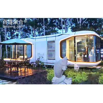 20ft 40ft بيت الحاويات الفيلا الصغيرة مع إطار الفولاذ المغلف والتصميم الصديق للبيئة