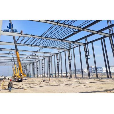 الإطار الرئيسي من الفولاذ الخفيف Q345 Q235 الهيكل الصلب المجهز