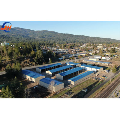 Steel Workshop Prefabricated Light Steel Frame Warehouse Building Hangar at Affordable المتحف الفولاذي الخفيف المجهز