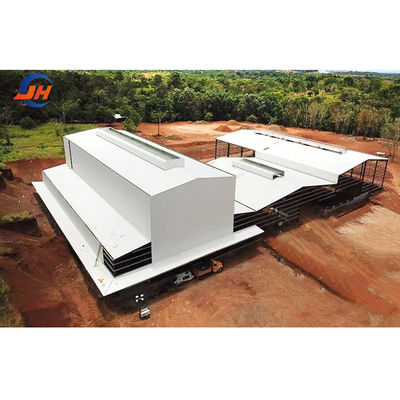 Steel Workshop Prefabricated Light Steel Frame Warehouse Building Hangar at Affordable المتحف الفولاذي الخفيف المجهز