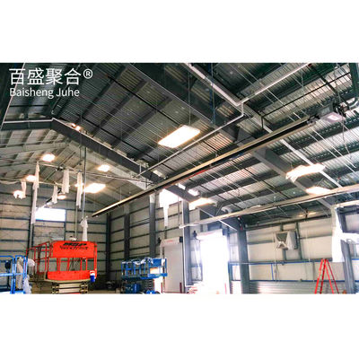 تصميم Solid H-shape Steel Beam Prefabricated Steel Structure Workshop for Construction تصميم صلب H-shape Steel Beam Prefabricated Steel Structure Workshop للمباني والعمليات التجارية