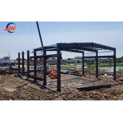 الصلب الصف المخصص لون السلامة Prefab ورشة عمل سهلة بناء