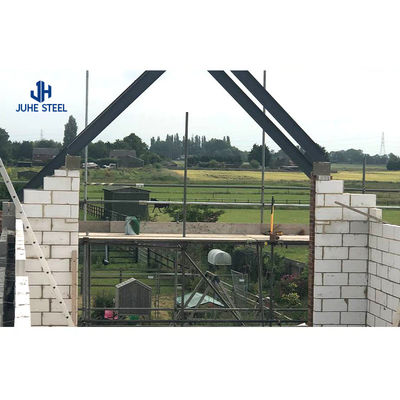 Q235/Q235B/Q355/Q355B هيكل فولاذي لتصميم قاعة الأداء الحديدية الحمراء