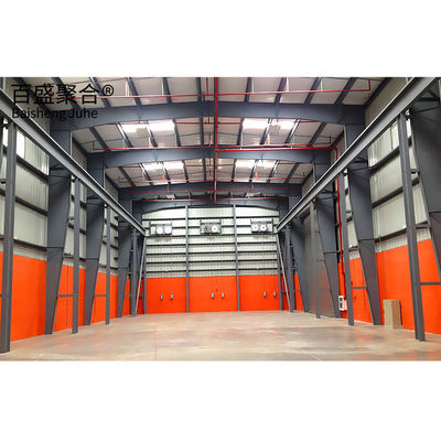 مستودع الفولاذ المعدل مسبقًا مع إطار هيكلي من الفولاذ الخفيف Q235/Q235B/Q355/Q355B