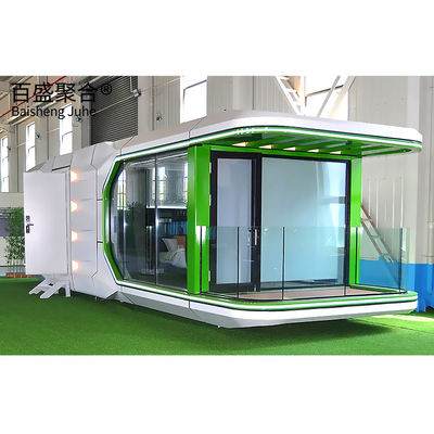 فندق كبسولة الفضاء المنازل الجاهزة الحديثة ذات التصميم الصديق للبيئة والخطة القياسية