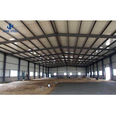 مستودع هيكل الفولاذ الخفيف مع سقف التخزين الذاتي والإطار المجهز