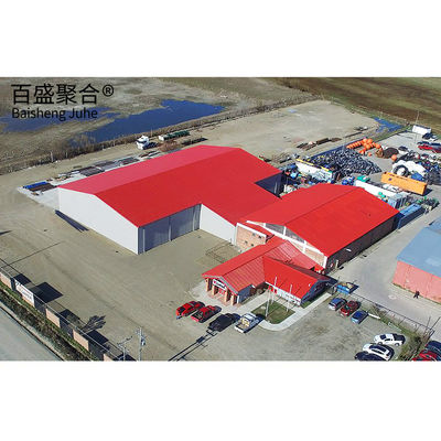 Steel Structure Storage Warehouse with Tolerance ± 1% Standard AiSi and Modern Design (مخزن هيكل حديد مع تساهل ± 1% من المعايير القياسية لـ AiSi والتصميم الحديث)