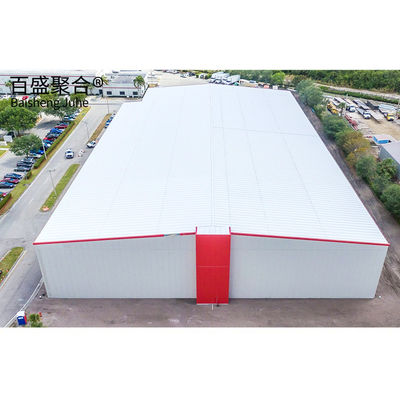 Steel Structure Storage Warehouse with Tolerance ± 1% Standard AiSi and Modern Design (مخزن هيكل حديد مع تساهل ± 1% من المعايير القياسية لـ AiSi والتصميم الحديث)