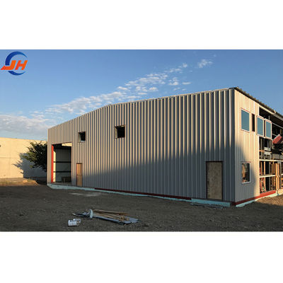 15*30*3 مواد بناء مخازن الأطر الفولاذية الجاهزة مع تصميم خفيف الوزن