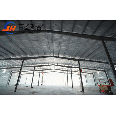 الدرجة Q345 Q235 الصلب الخفيف تصميم الإطار الرئيسي المعدني مبنى المستودع المجهز