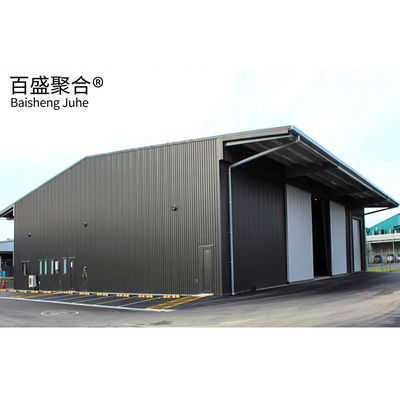 Large Span Steel Space Frame Structure Office Prefab Workshop with H Steel Column المكتب المعدل المعدل المعدل المعدل مع H Steel Column