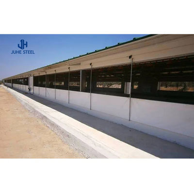 Q235B/Q345B حظيرة القطب المعدني من الفولاذ منخفض الكربون لألواح الماشية ومبنى الأبقار الحليبية