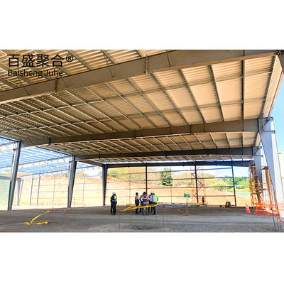 Q235B/Q345B تصميم ورشة عمل لهيكل الفولاذ الخفيف من الفولاذ منخفض الكربون للمباني المخصصة