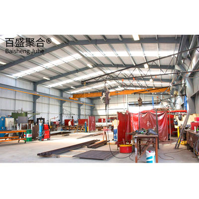 Q235B/Q345B تصميم ورشة عمل لهيكل الفولاذ الخفيف من الفولاذ منخفض الكربون للمباني المخصصة