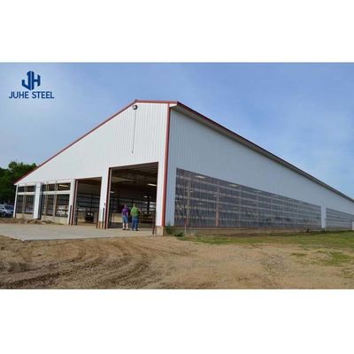 معايير ASTM للاستحمام المنسوج المعدني ملاجئ الماشية الأطر الفولاذية ملاجئ الخيل