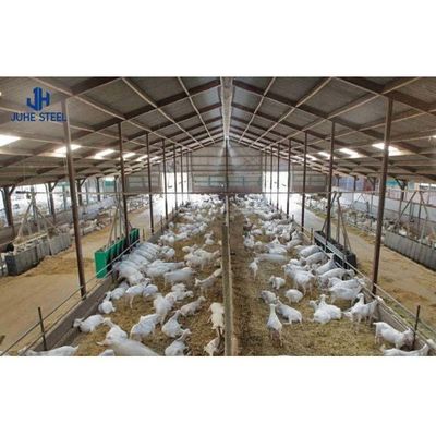 معايير ASTM للاستحمام المنسوج المعدني ملاجئ الماشية الأطر الفولاذية ملاجئ الخيل