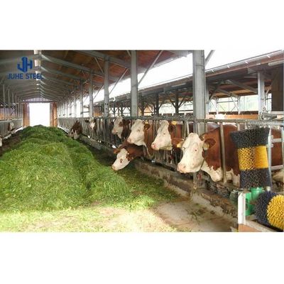 معايير ASTM للاستحمام المنسوج المعدني ملاجئ الماشية الأطر الفولاذية ملاجئ الخيل