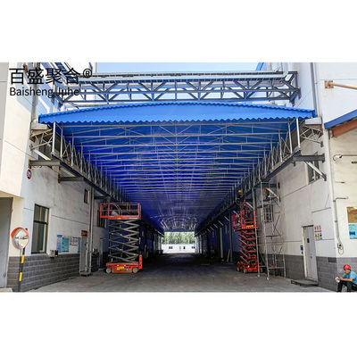مادة الصلبة Carport قابلة للانسحاب مرآب طوابق خيمة العري للسيارة المقطورة و Carport