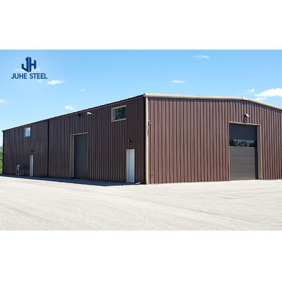 الفولاذ منخفض الكربون سهل تجميع المياه Carports سقف تصميم سقف هيكلي فولاذ سيارة المرآب