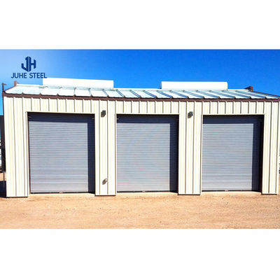 الفولاذ منخفض الكربون سهل تجميع المياه Carports سقف تصميم سقف هيكلي فولاذ سيارة المرآب