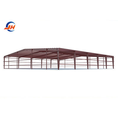 صناعة الهيكل الصلبي الثقيل لتصميم مستودع الحظيرة الحديثة معتمدة ISO9001 2008/CE/BV