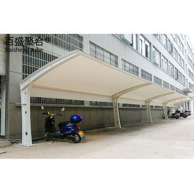 إكمال الأشرعة مطبقة بـ PVC خارجية موقف للسيارات سقف للسيارات الإطار المعدني الشرفة المقاومة للماء