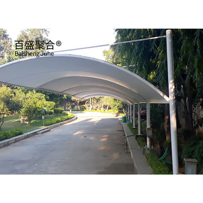 الإطار المعدني للسيارات الثانية الممر الخارجي الألومنيوم والخشب Carport مقاوم للماء لموقف السيارات