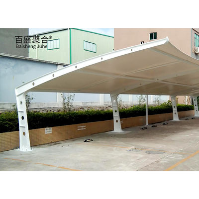 الإطار المعدني للسيارات الثانية الممر الخارجي الألومنيوم والخشب Carport مقاوم للماء لموقف السيارات