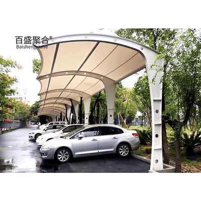 الإطار المعدني للسيارات الثانية الممر الخارجي الألومنيوم والخشب Carport مقاوم للماء لموقف السيارات