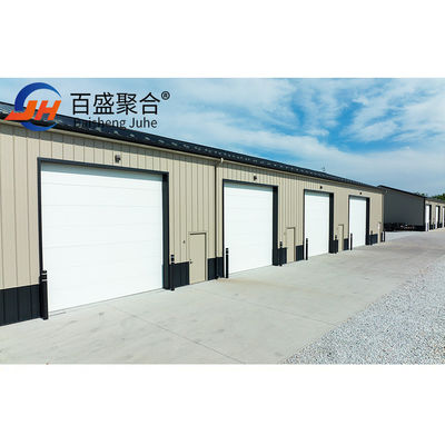 ASTM القياسية المخصصة الإطار الفضاء الصغير الجاهزة الوزن الخفيف هيكل الفولاذ المرآب