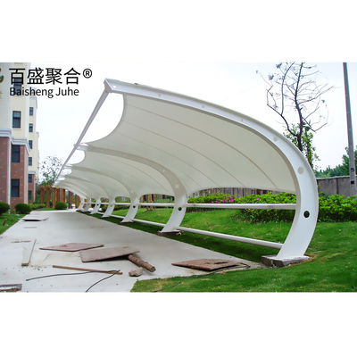 PVDF/PTFE البحرية إتمام هيكل الصلب 10x20 غطاء المرآب المعدنية